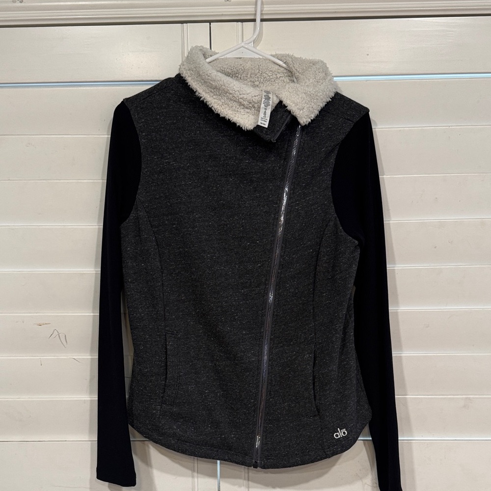 ALO Yoga Cream Fleece Jacket
